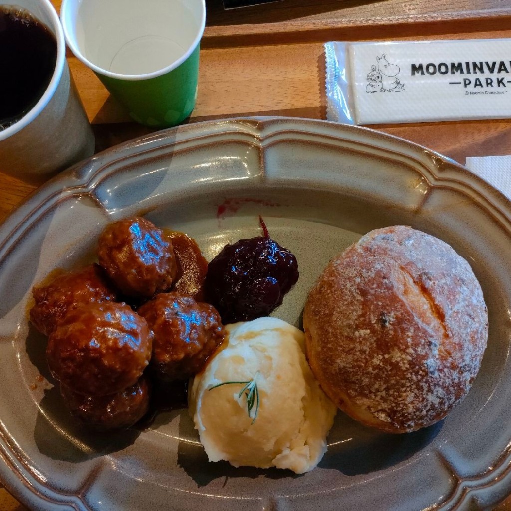 ユーザーが投稿したミートボールの写真 - 実際訪問したユーザーが直接撮影して投稿した宮沢洋食ムーミン谷の食堂 ムーミンバレーパークの写真