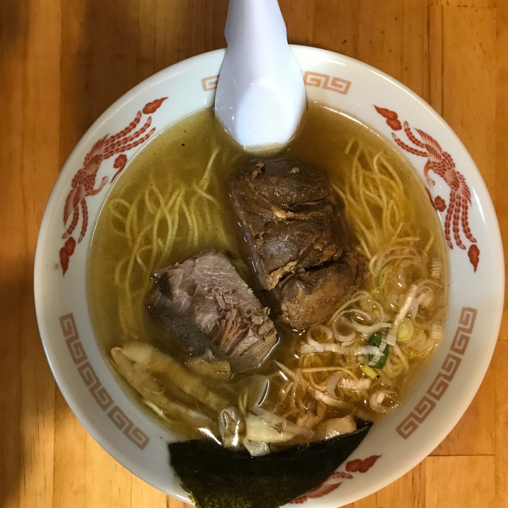 ユーザーが投稿した塊肉塩ラーメンの写真 - 実際訪問したユーザーが直接撮影して投稿した吉井町本郷ラーメン / つけ麺地鶏らーめん花道の写真