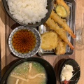 天ぷら定食 - 実際訪問したユーザーが直接撮影して投稿した芝田魚介 / 海鮮料理海鮮居酒屋 あいちの写真のメニュー情報