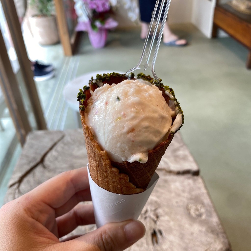 ユーザーが投稿したアイスクリームの写真 - 実際訪問したユーザーが直接撮影して投稿した弦巻カフェPOPPYの写真