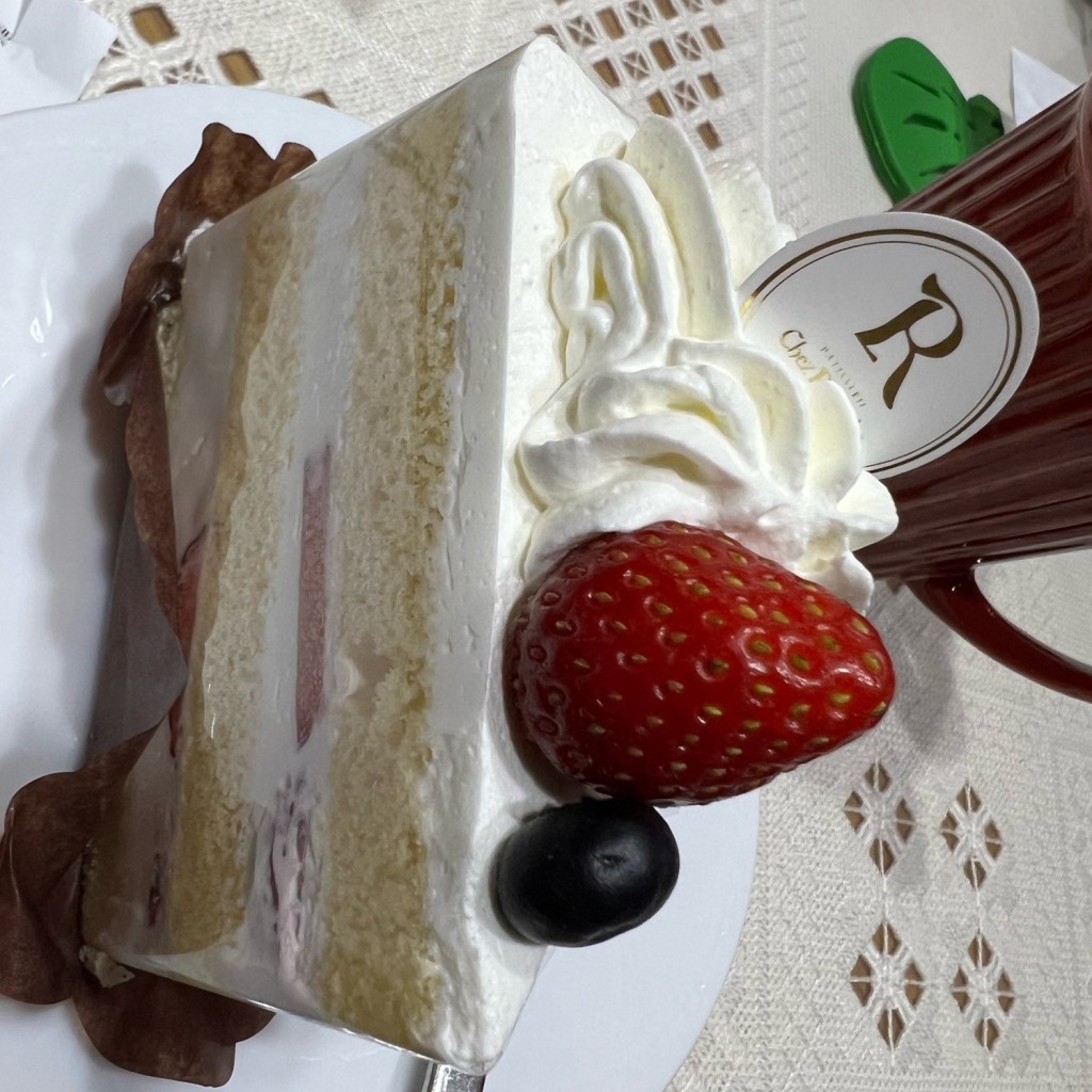 ユーザーが投稿した苺のショートケーキの写真 - 実際訪問したユーザーが直接撮影して投稿した上矢切ケーキChez Recamier 松戸店の写真