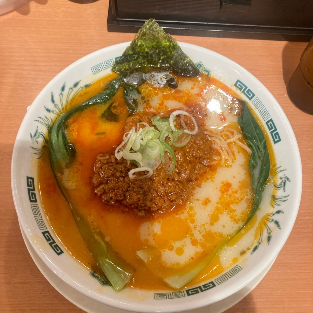ユーザーが投稿した坦々麺の写真 - 実際訪問したユーザーが直接撮影して投稿した新橋中華料理日高屋 新橋駅前店の写真