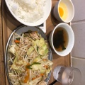 実際訪問したユーザーが直接撮影して投稿した赤坂定食屋肉野菜炒め ベジー太の写真