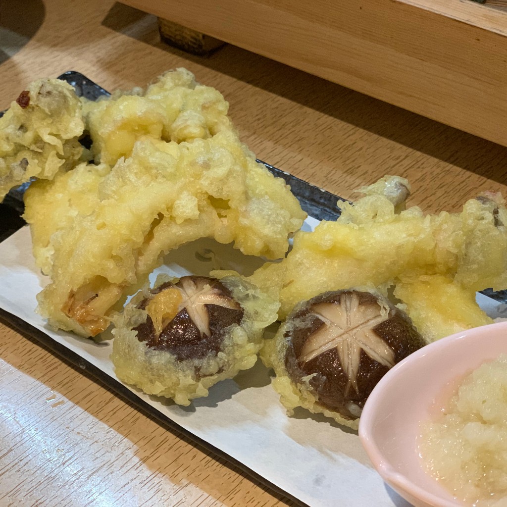 ユーザーが投稿したきのこの天婦羅の写真 - 実際訪問したユーザーが直接撮影して投稿した西新宿魚介 / 海鮮料理ざうお 新宿店の写真