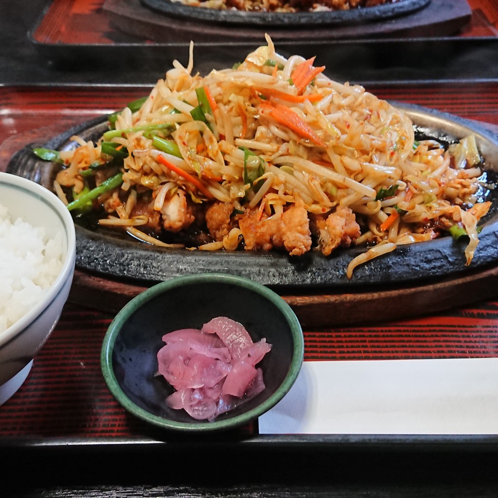 ユーザーが投稿したチキン竜田定食の写真 - 実際訪問したユーザーが直接撮影して投稿した西岡町定食屋食事処 葵の写真