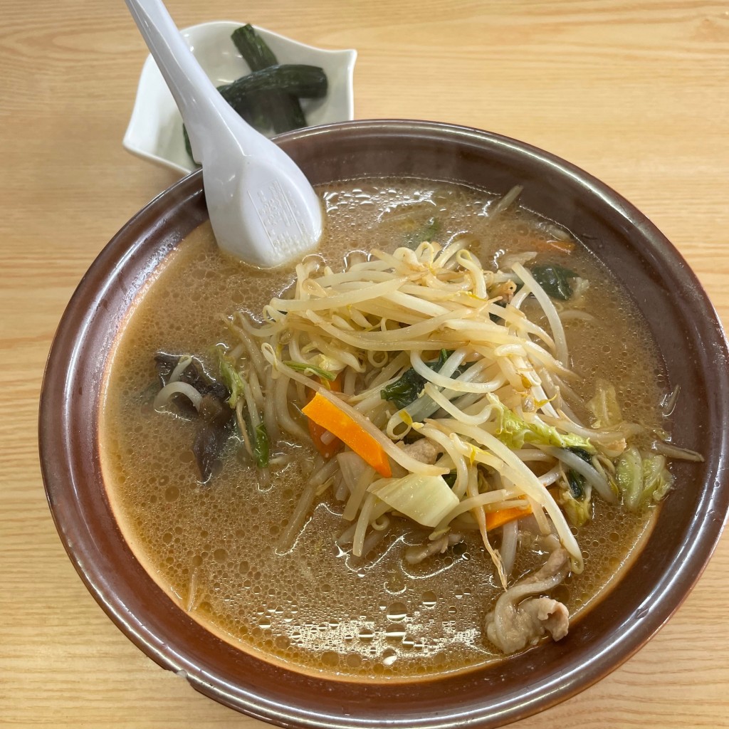 ユーザーが投稿した味噌ラーメンの写真 - 実際訪問したユーザーが直接撮影して投稿した末広町定食屋大八食堂の写真