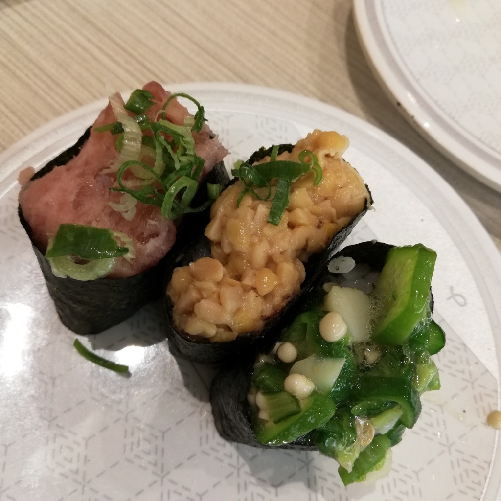 ユーザーが投稿した寿司皿150円の写真 - 実際訪問したユーザーが直接撮影して投稿した松之浜町回転寿司はま寿司 泉大津松之浜店の写真