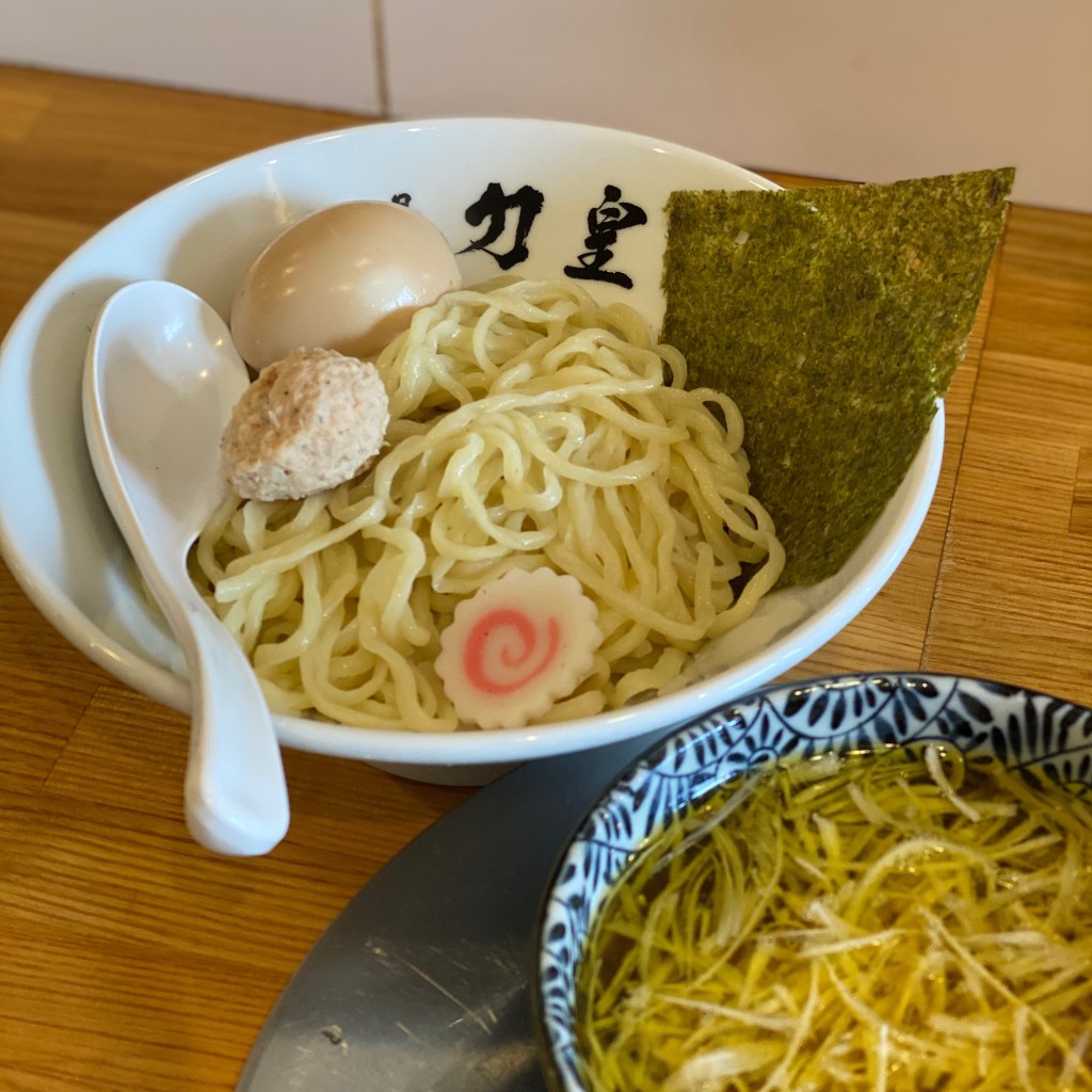 ユーザーが投稿した鶏出汁醤油つけ麺の写真 - 実際訪問したユーザーが直接撮影して投稿した別所町ラーメン専門店麺場 力皇の写真