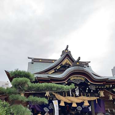 実際訪問したユーザーが直接撮影して投稿した上川端町神社櫛田神社 拝殿の写真