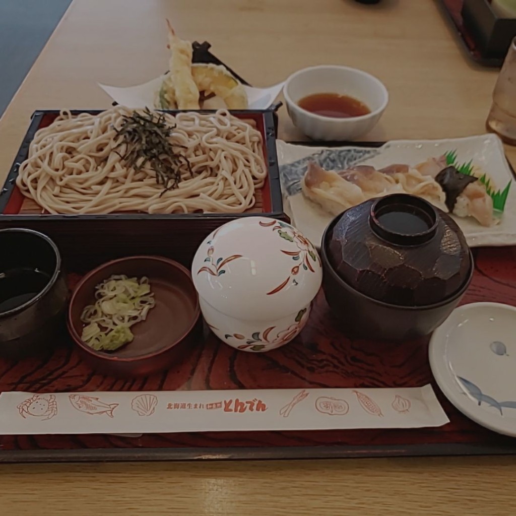 ユーザーが投稿した活ほっき鮨北海道の写真 - 実際訪問したユーザーが直接撮影して投稿した北十二条東和食 / 日本料理和食レストランとんでん 北12条店の写真