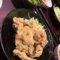 うまだし唐揚げ定食 - 実際訪問したユーザーが直接撮影して投稿した名駅もつ鍋博多もつ鍋やまや シンフォニー豊田ビル店の写真のメニュー情報