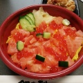 鮭いくら丼 - 実際訪問したユーザーが直接撮影して投稿した上小阪寿司銀のさら 小阪店の写真のメニュー情報