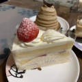 いちごのショートケーキ - 実際訪問したユーザーが直接撮影して投稿した西山和気スイーツバイカル 北くずは店の写真のメニュー情報