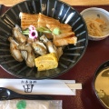 穴子と牡蠣の合い盛り丼 - 実際訪問したユーザーが直接撮影して投稿した松島魚介 / 海鮮料理松島海鮮もり田の写真のメニュー情報