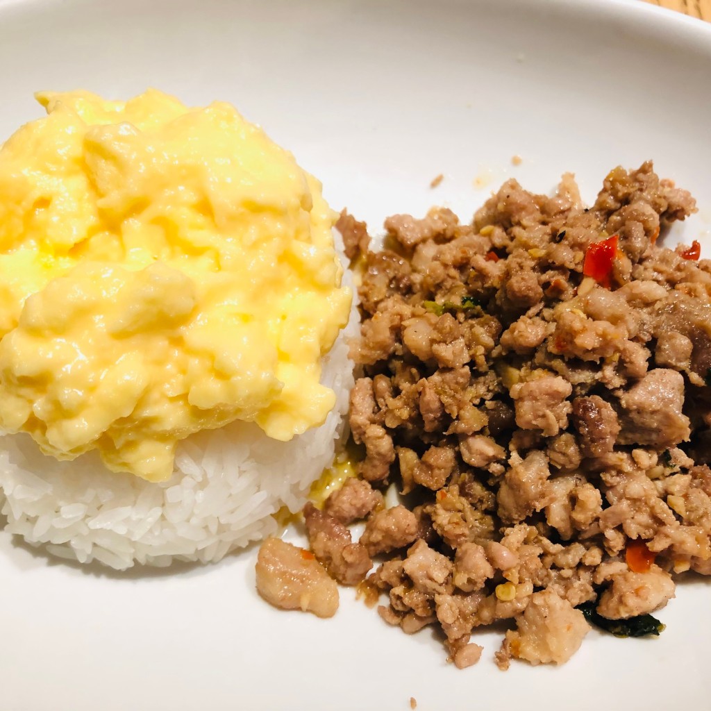 ユーザーが投稿したムーガパオの写真 - 実際訪問したユーザーが直接撮影して投稿した西新宿タイ料理マンゴツリーカフェ 新宿の写真