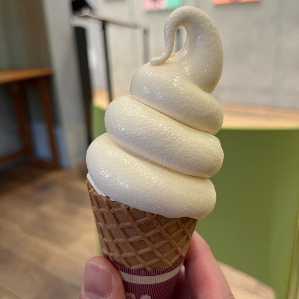 ユーザーが投稿したソフトクリームの写真 - 実際訪問したユーザーが直接撮影して投稿した鈴木町パンケーキeggg Parkの写真