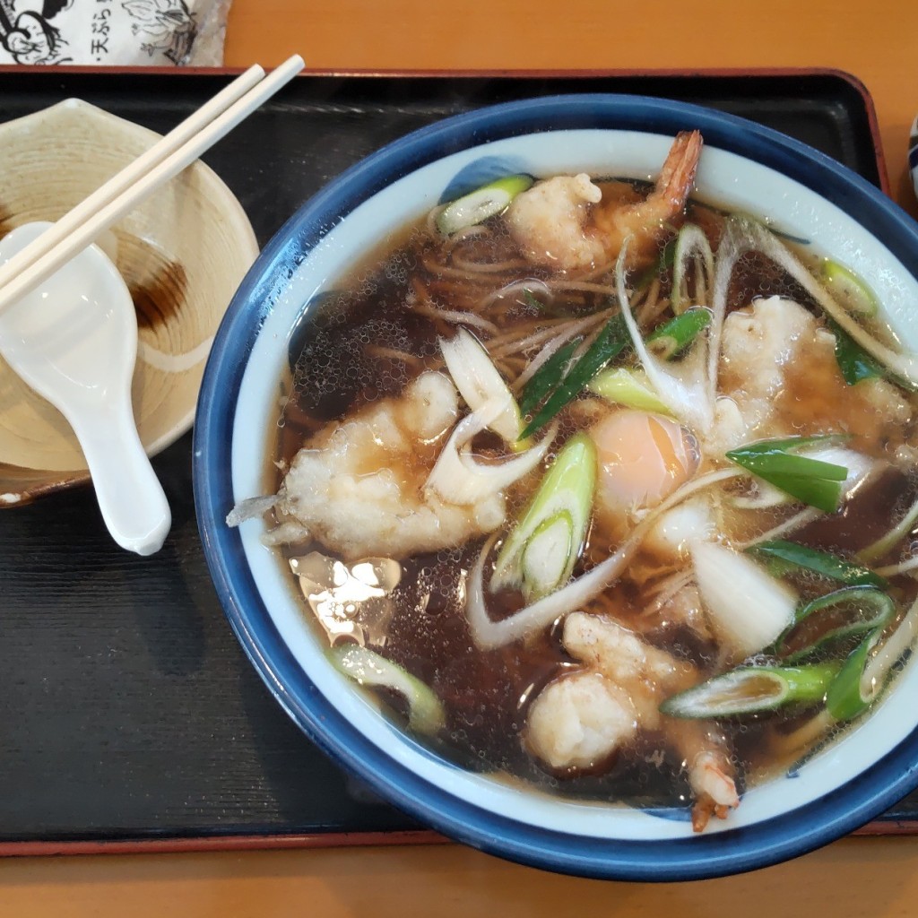 ユーザーが投稿した天ぷらそばの写真 - 実際訪問したユーザーが直接撮影して投稿した熊味町うどんこなべの写真