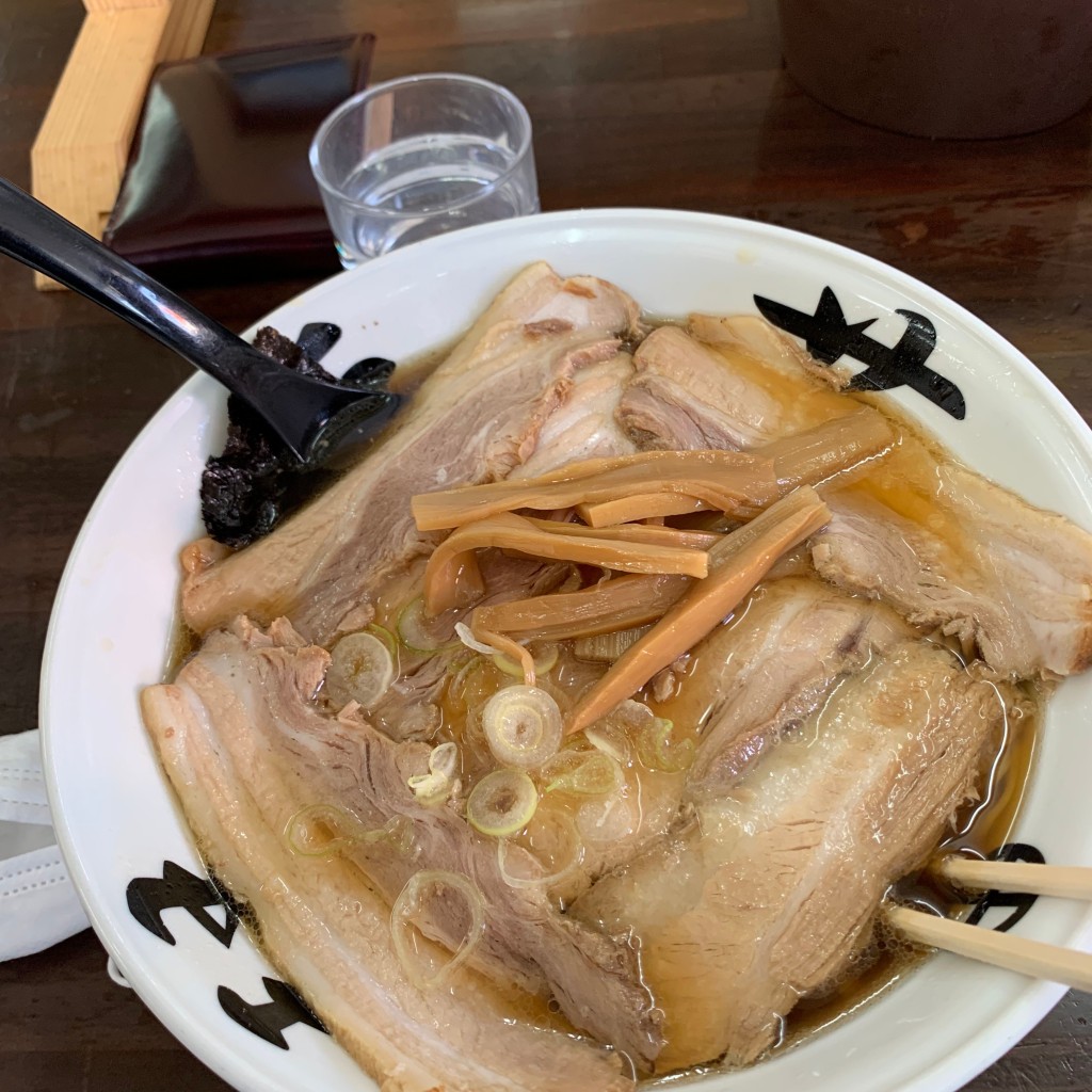 ユーザーが投稿したチャーシュー麺の写真 - 実際訪問したユーザーが直接撮影して投稿した末広町ラーメン / つけ麺太麺屋の写真