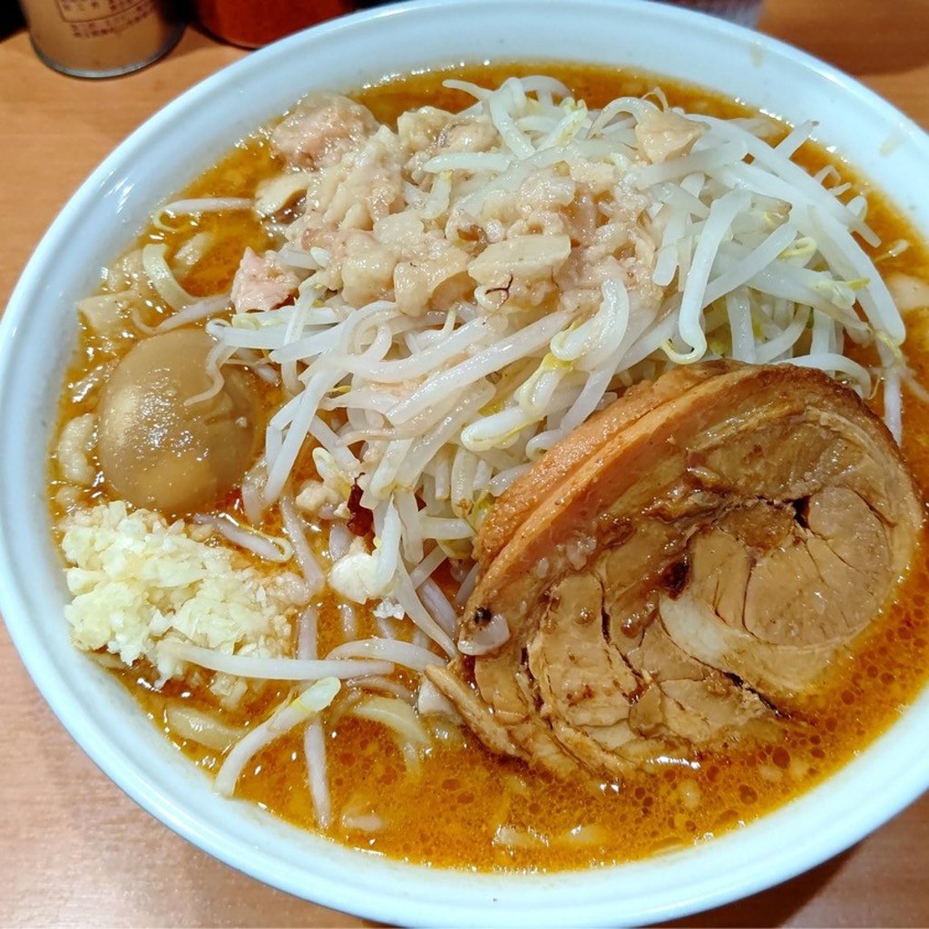 ユーザーが投稿した味噌ラーメンの写真 - 実際訪問したユーザーが直接撮影して投稿した神田松永町ラーメン専門店らーめん 忍者の写真