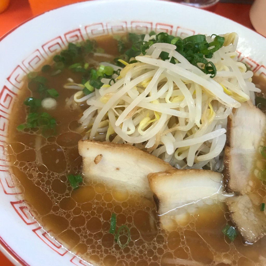 ユーザーが投稿した麺モヤシラーメン(月)の写真 - 実際訪問したユーザーが直接撮影して投稿した橘通西ラーメン / つけ麺ラーメン天の写真