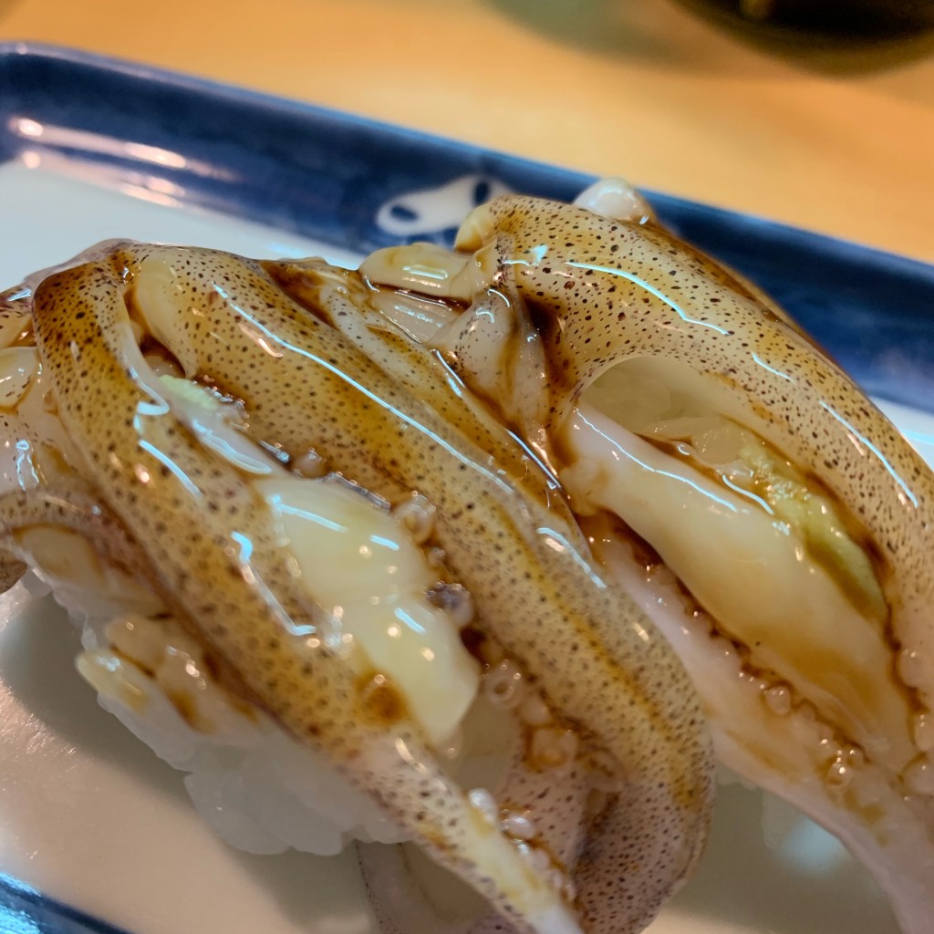 ユーザーが投稿したイカ生げその写真 - 実際訪問したユーザーが直接撮影して投稿した緑ヶ丘寿司いなさ寿司の写真