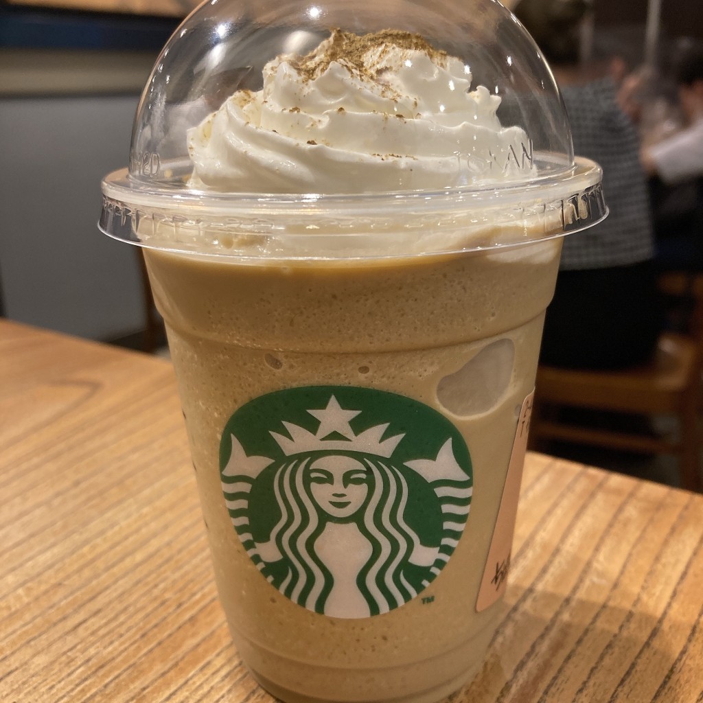 ユーザーが投稿した棒ほうじ茶フラペチーノの写真 - 実際訪問したユーザーが直接撮影して投稿した北沢カフェスターバックスコーヒー 下北沢店の写真