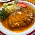 ハンバーグステーキ - 実際訪問したユーザーが直接撮影して投稿した玉川洋食愛菜厨房 リヴィエールの写真のメニュー情報