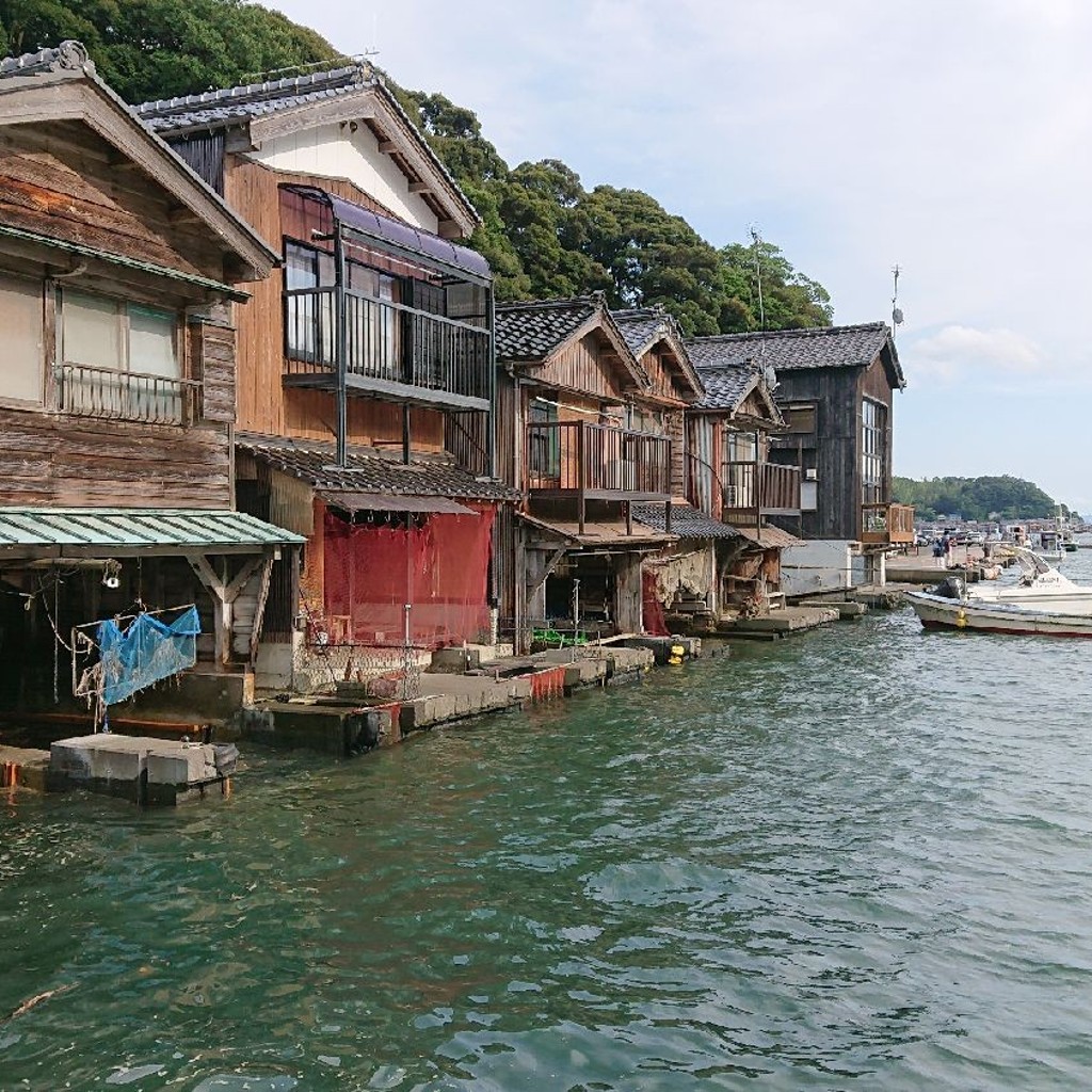 実際訪問したユーザーが直接撮影して投稿した地域名所伊根の舟屋の写真