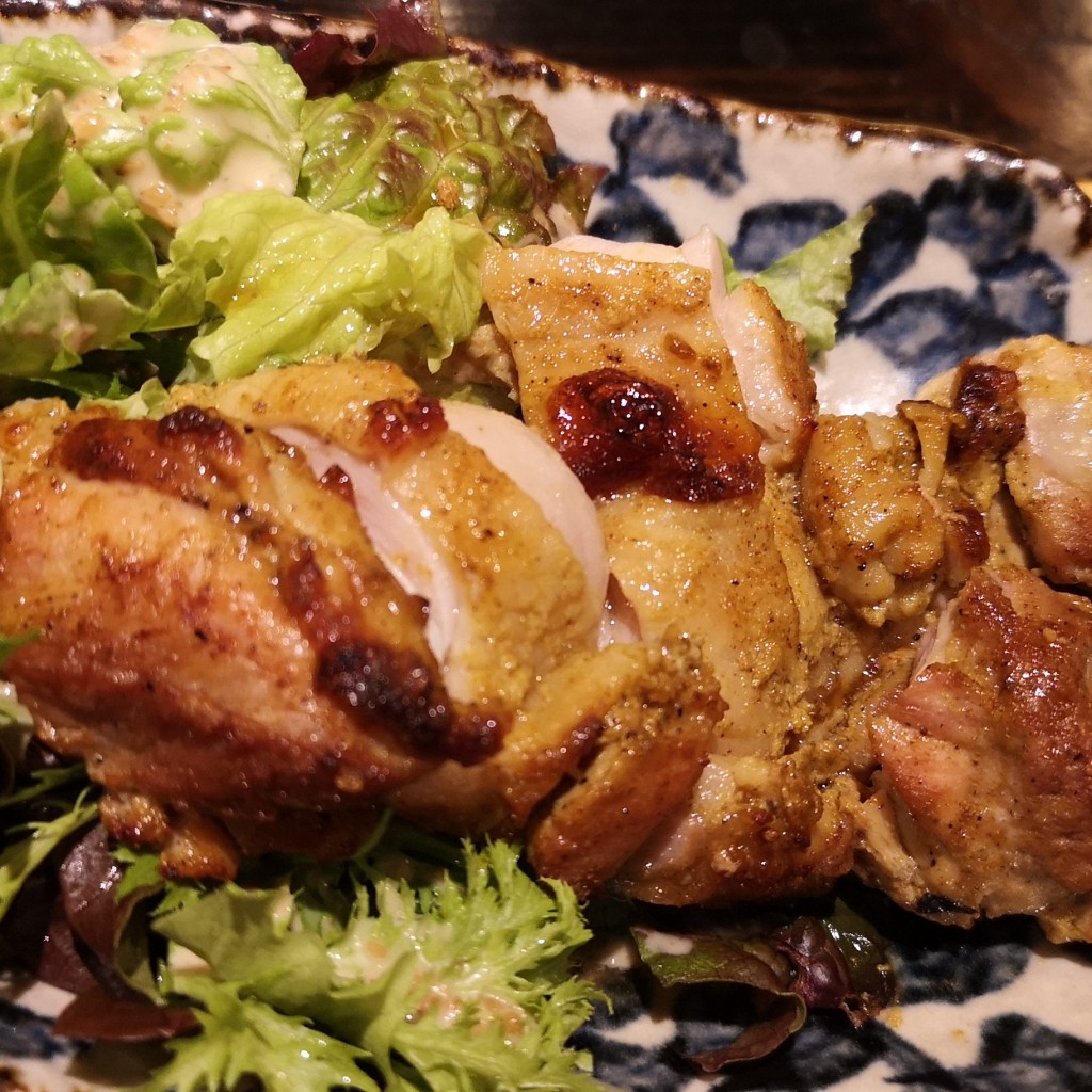 ユーザーが投稿した和風タンドリーチキンの写真 - 実際訪問したユーザーが直接撮影して投稿した中央和食 / 日本料理やさいと、の写真