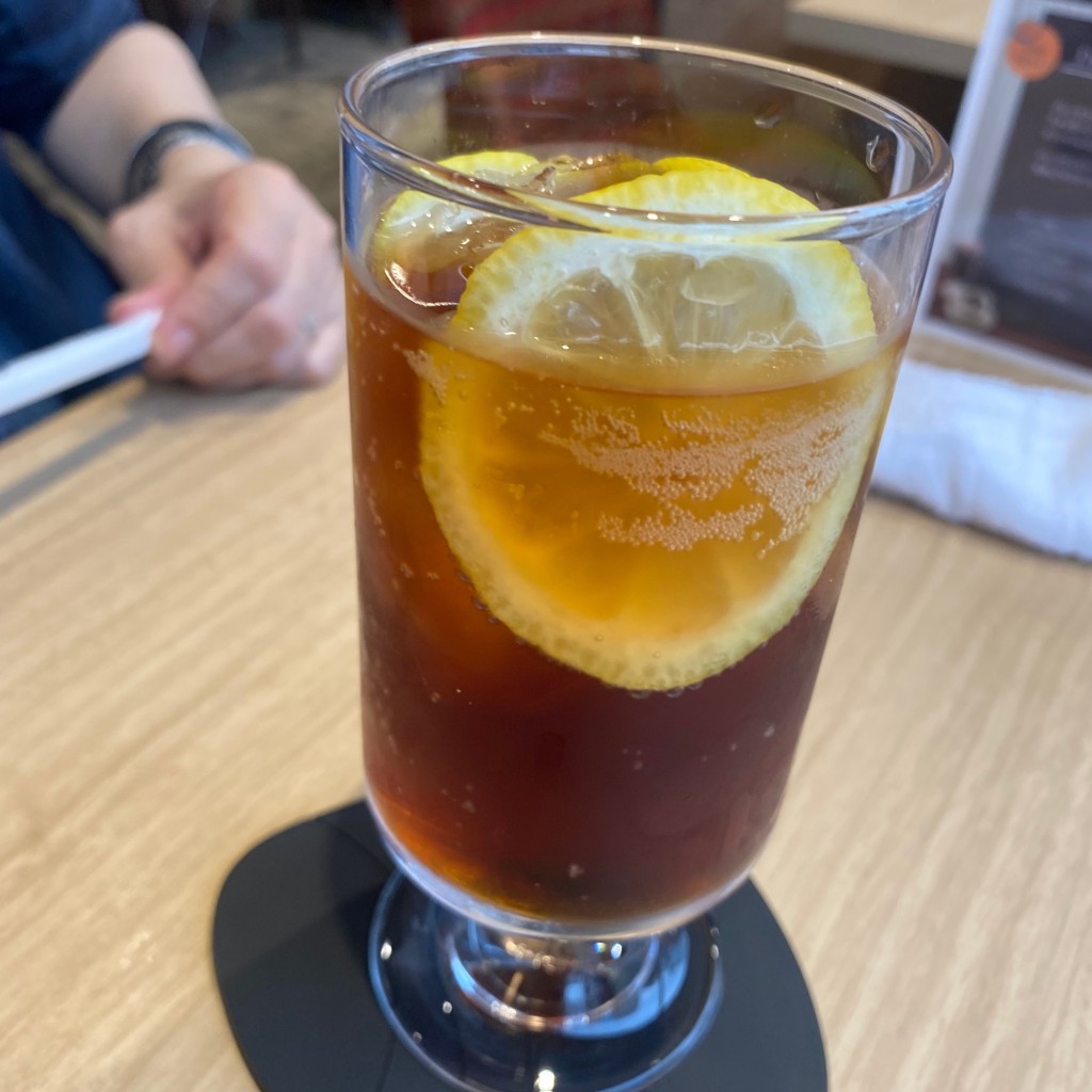 ユーザーが投稿したジンジャーレモンソーダの写真 - 実際訪問したユーザーが直接撮影して投稿した芝大門喫茶店Cafe Renoir 芝大門店の写真