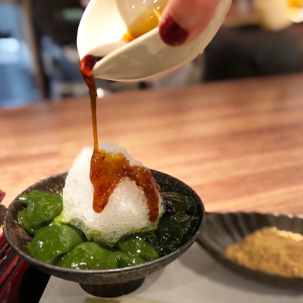 ユーザーが投稿した抹茶わらび餅の写真 - 実際訪問したユーザーが直接撮影して投稿した渋谷日本茶専門店ocha room ashita ITOENの写真