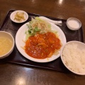 ニラレバー定食 - 実際訪問したユーザーが直接撮影して投稿した八重洲四川料理四川料理 食為鮮 東京店の写真のメニュー情報