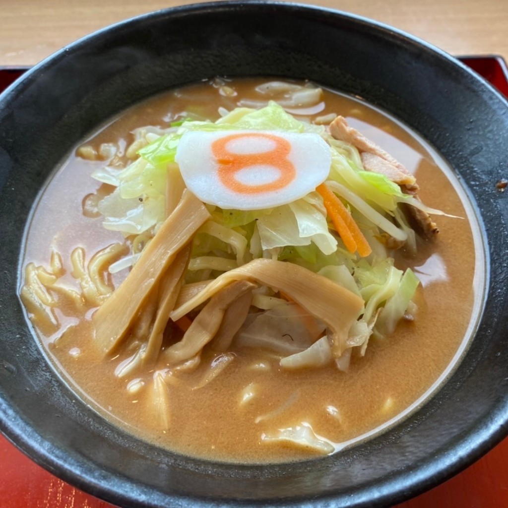 ユーザーが投稿した野菜ラーメン味噌の写真 - 実際訪問したユーザーが直接撮影して投稿した徳光町フードコート徳光パーキングエリアフードコート(上り線)の写真