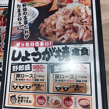 まもーみもーむもーさんが投稿した原宿町定食屋のお店野郎めし 太田50号バイパス店/ヤロウ メシ オオタゴジュウゴウバイパステンの写真