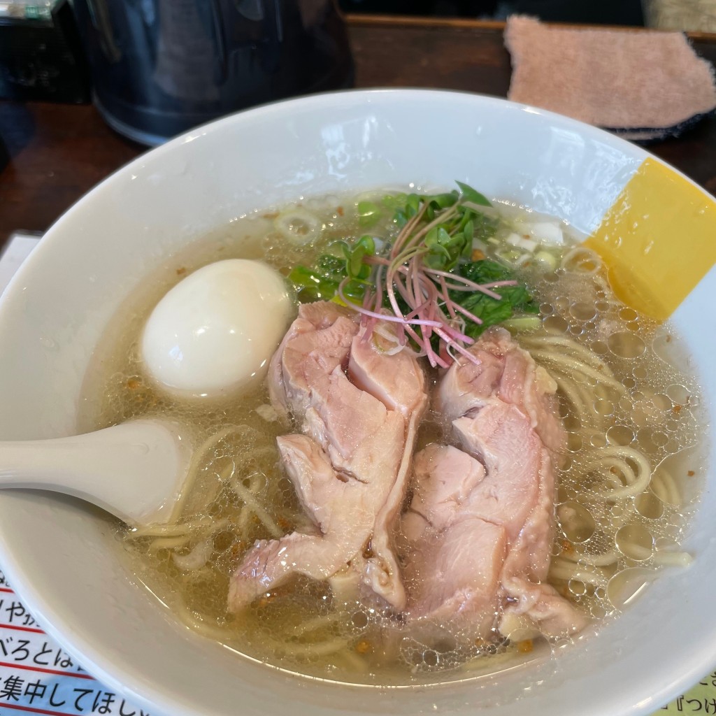 keyskitchenさんが投稿した神田司町ラーメン専門店のお店塩生姜らー麺専門店 MANNISH/シオショウガラーメンセンモンテン マニッシュの写真