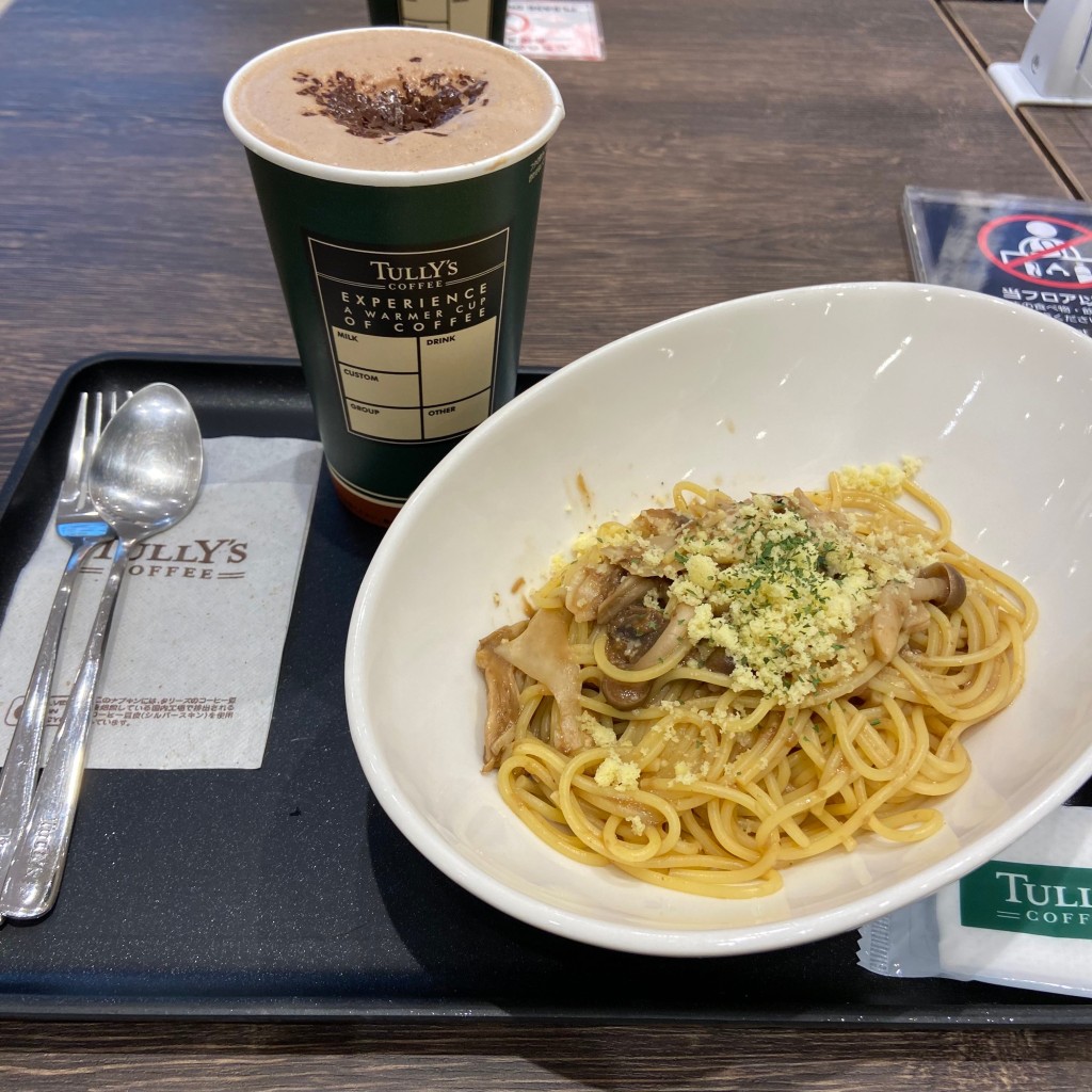 りそさんが投稿した日本橋カフェのお店タリーズコーヒー コミュニティフードホール大阪日本橋店/TULLY’S COFFEEの写真