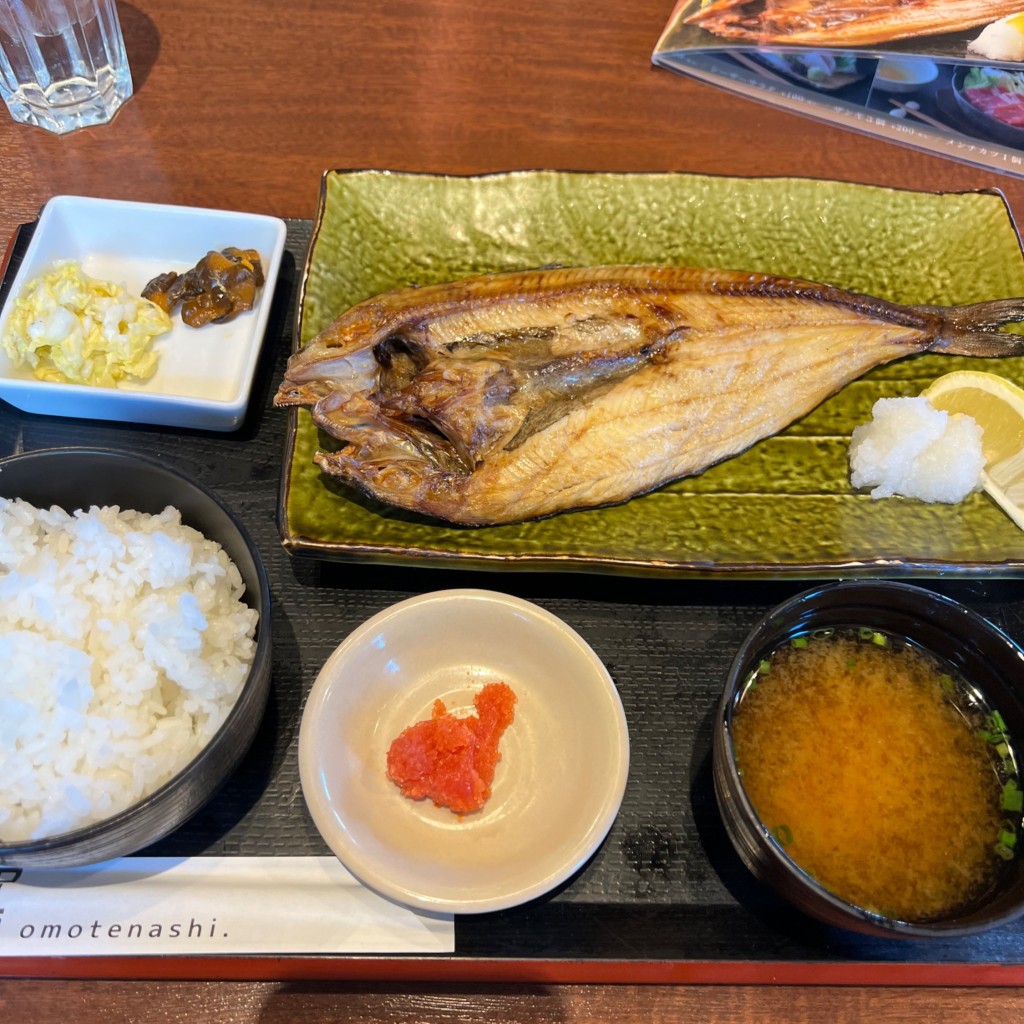 ユーザーが投稿したLunch B焼き魚定食 (ほっけ)の写真 - 実際訪問したユーザーが直接撮影して投稿した西新宿居酒屋北の味紀行と地酒 北海道 新宿西口店の写真