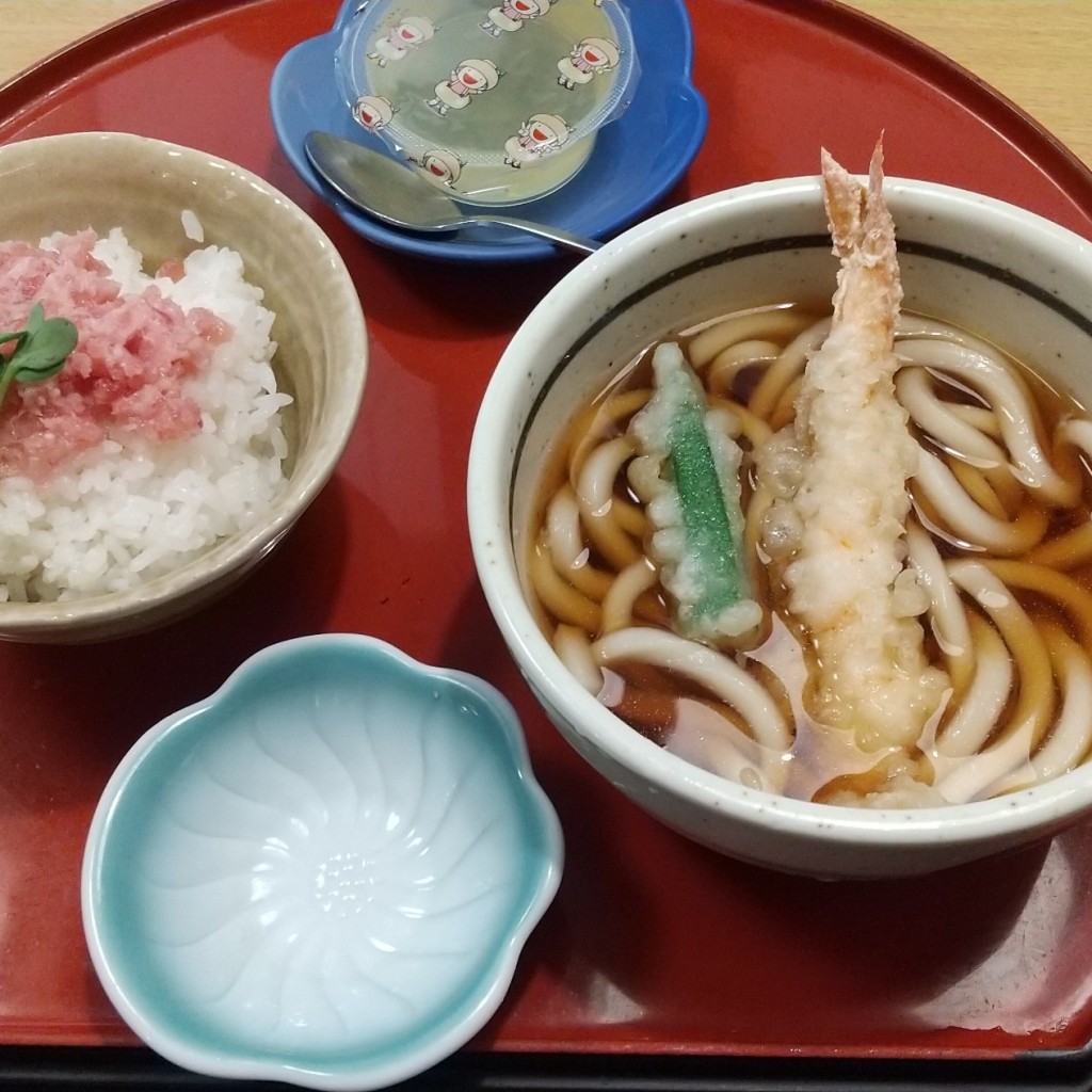 ユーザーが投稿したお子様ねぎとろ丼セットの写真 - 実際訪問したユーザーが直接撮影して投稿した平町和食 / 日本料理和食麺処サガミ 瀬戸店の写真
