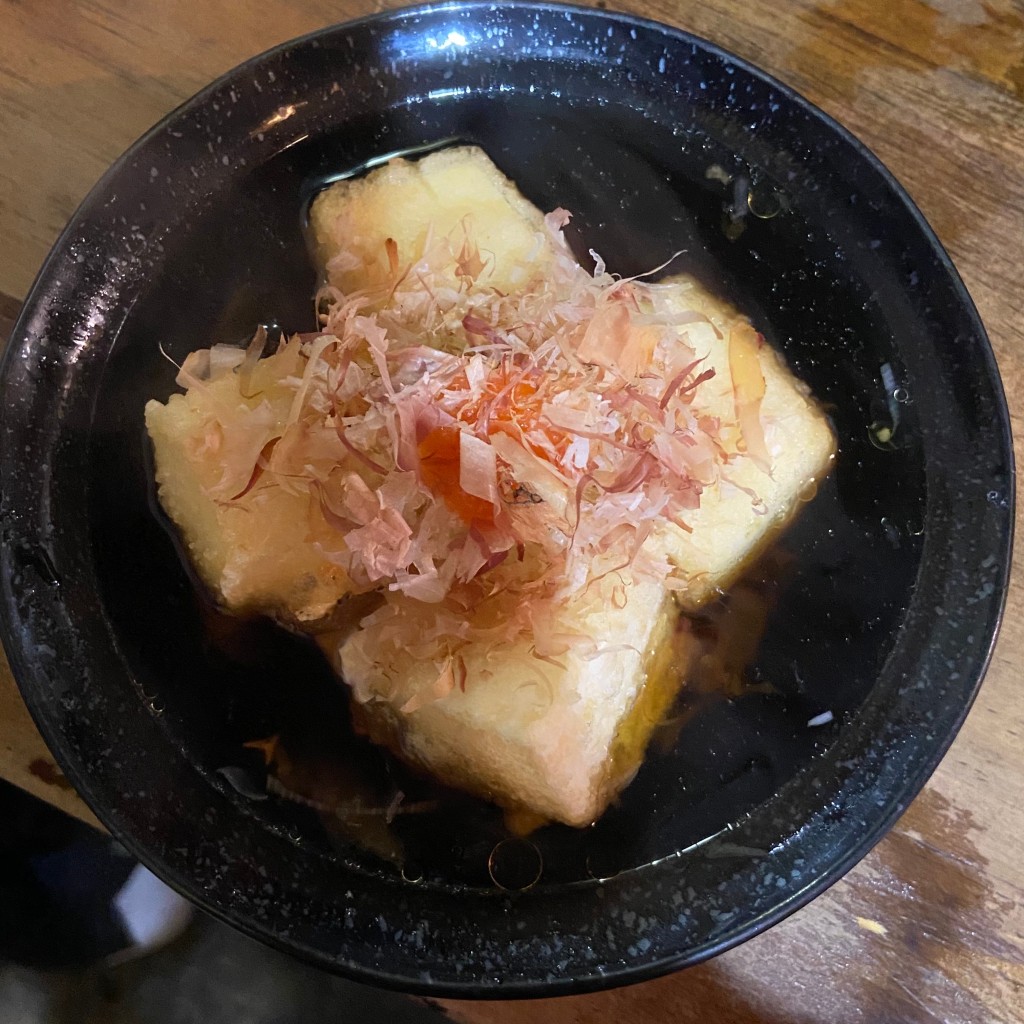 ユーザーが投稿した揚出し豆腐の写真 - 実際訪問したユーザーが直接撮影して投稿した末広町立ち飲み / 角打ち寺嶋屋の写真