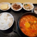 純豆腐定食 - 実際訪問したユーザーが直接撮影して投稿した梅田韓国料理韓国料理ソウルの写真のメニュー情報