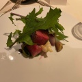 季節の食材を使ったシェフのおまかせコース (Dinner) - 実際訪問したユーザーが直接撮影して投稿した北青山フレンチRestaurant REIMS YANAGIDATEの写真のメニュー情報