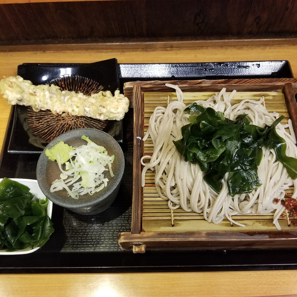 なっちょしーさんが投稿した道玄坂そばのお店十割蕎麦 嵯峨谷 渋谷東急本店前店/ジュウワリソバ サガヤ シブヤトウキュウホンテンマエテンの写真