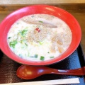 とんこつラーメン - 実際訪問したユーザーが直接撮影して投稿した置賜町ラーメン / つけ麺煮豚亭 砂馬 置賜分店の写真のメニュー情報