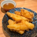 天ぷらのポテトフライ - 実際訪問したユーザーが直接撮影して投稿した曾根崎新地居酒屋食堂 ニトの写真のメニュー情報