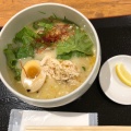 実際訪問したユーザーが直接撮影して投稿した亀有ラーメン / つけ麺鶏白湯ラーメン 自由が丘蔭山 アリオ亀有店の写真