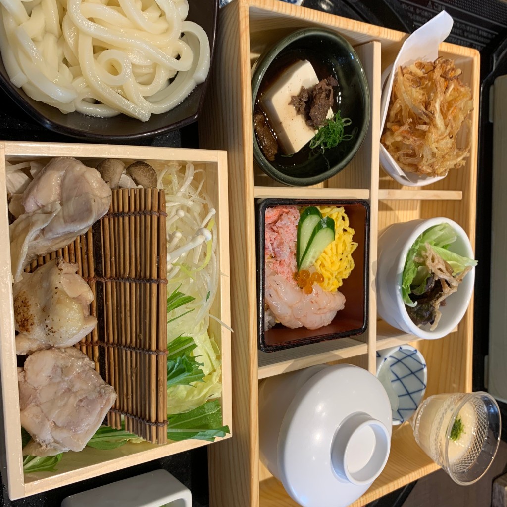 ユーザーが投稿した松花堂Lunchの写真 - 実際訪問したユーザーが直接撮影して投稿した秋根西町しゃぶしゃぶゆず庵 新下関店の写真