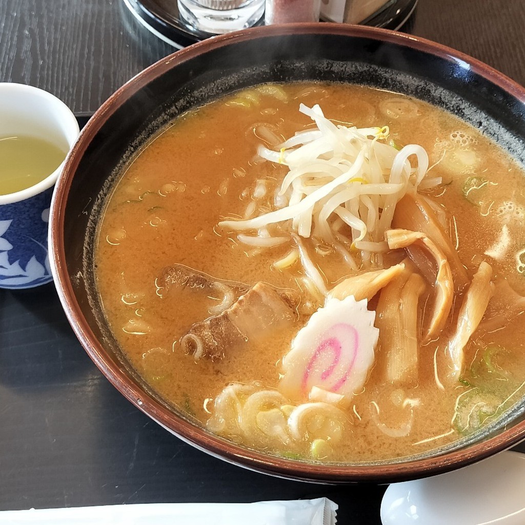 ユーザーが投稿した味噌ラーメンの写真 - 実際訪問したユーザーが直接撮影して投稿した新野定食屋道の駅信州新野千石平 つみくさの里の写真