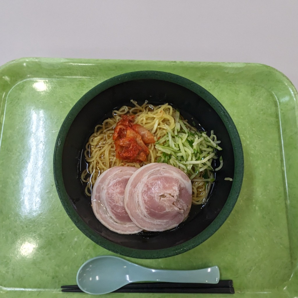 ユーザーが投稿した冷風!冷やしラーメンの写真 - 実際訪問したユーザーが直接撮影して投稿した文京学食 / 職員食堂茨城大学生活協同組合 水戸食堂部 1階食堂の写真