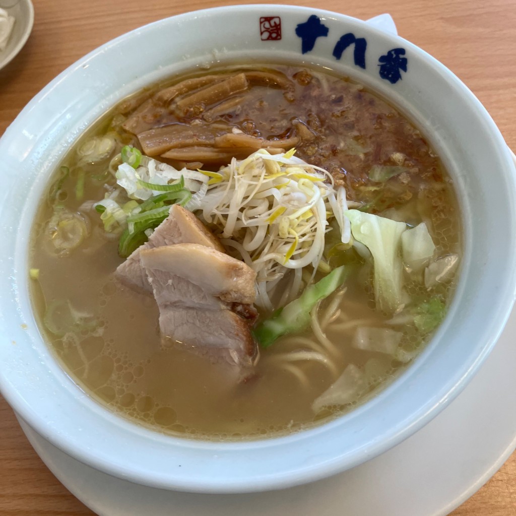 ユーザーが投稿した十八番ラーメンの写真 - 実際訪問したユーザーが直接撮影して投稿した浜町ラーメン専門店こだわりらーめん十八番 ベイサイド店の写真