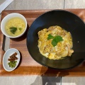 実際訪問したユーザーが直接撮影して投稿した大神鶏料理親子丼と唐揚げ TAMAGOYAの写真